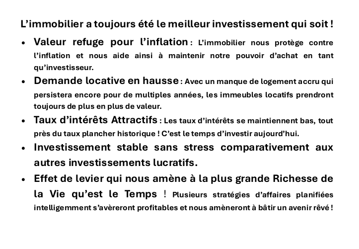 Investissement judicieux